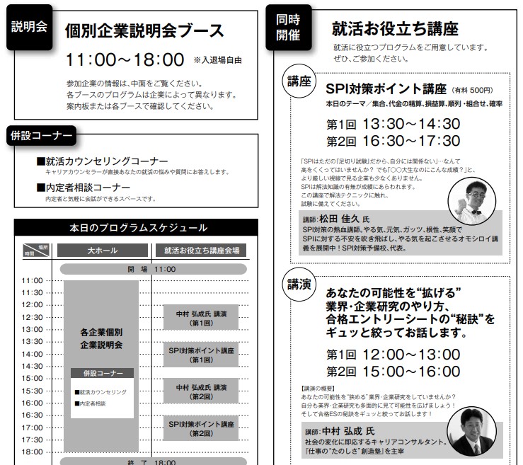 京都産業会館
SPI対策予備校
アフロ松田こと松田佳久